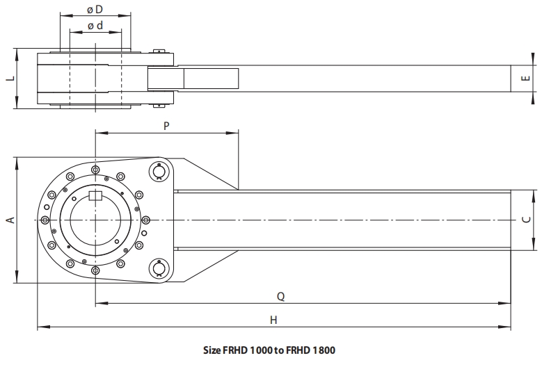 FRHD Freewheel backstop