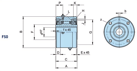 Drawing of FSO Series