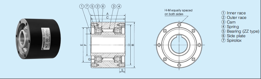 MZ ONE WAY BEARING